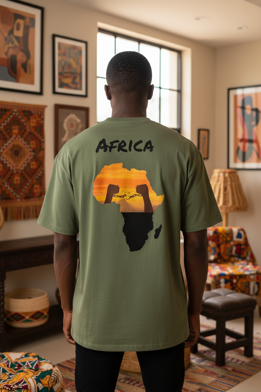 Africa Tee Military Green