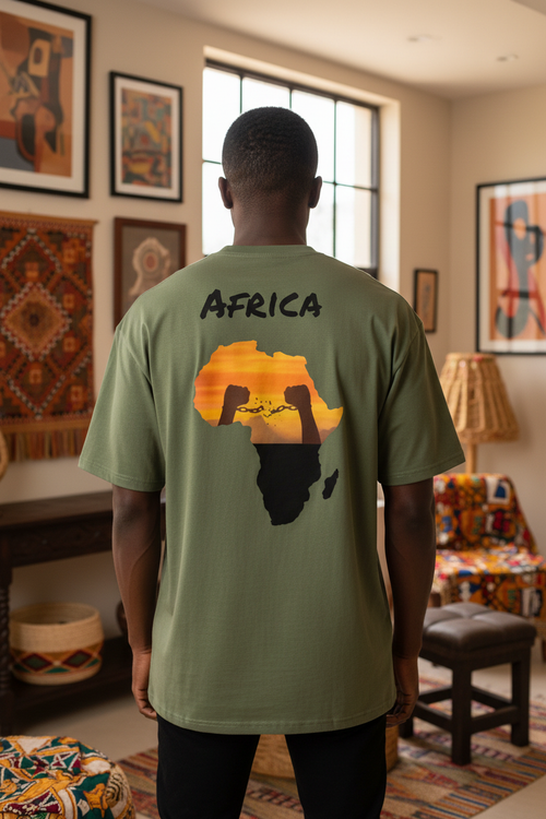 Africa Tee Military Green