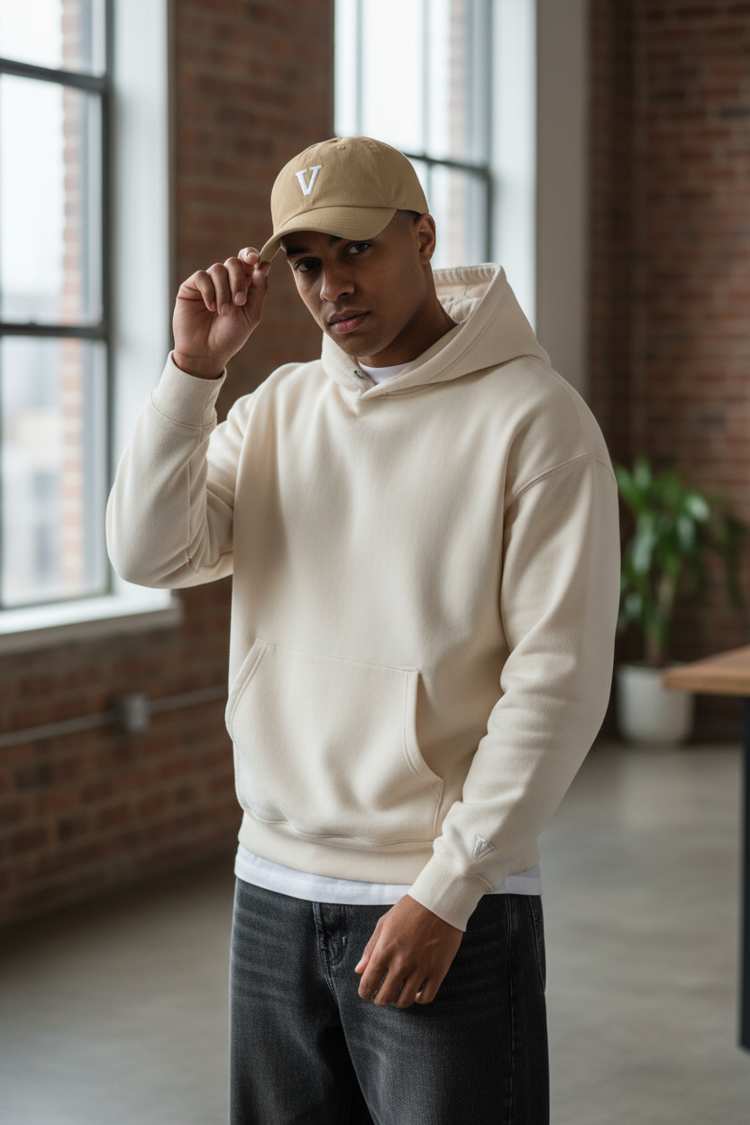 Dad hat khaki homme