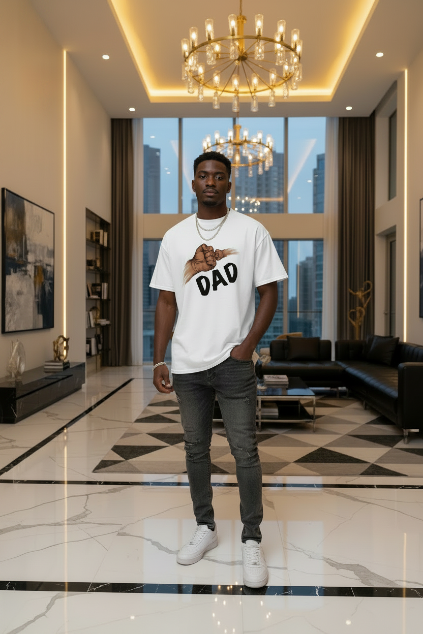 Homme tee blanc DAD maison de luxe