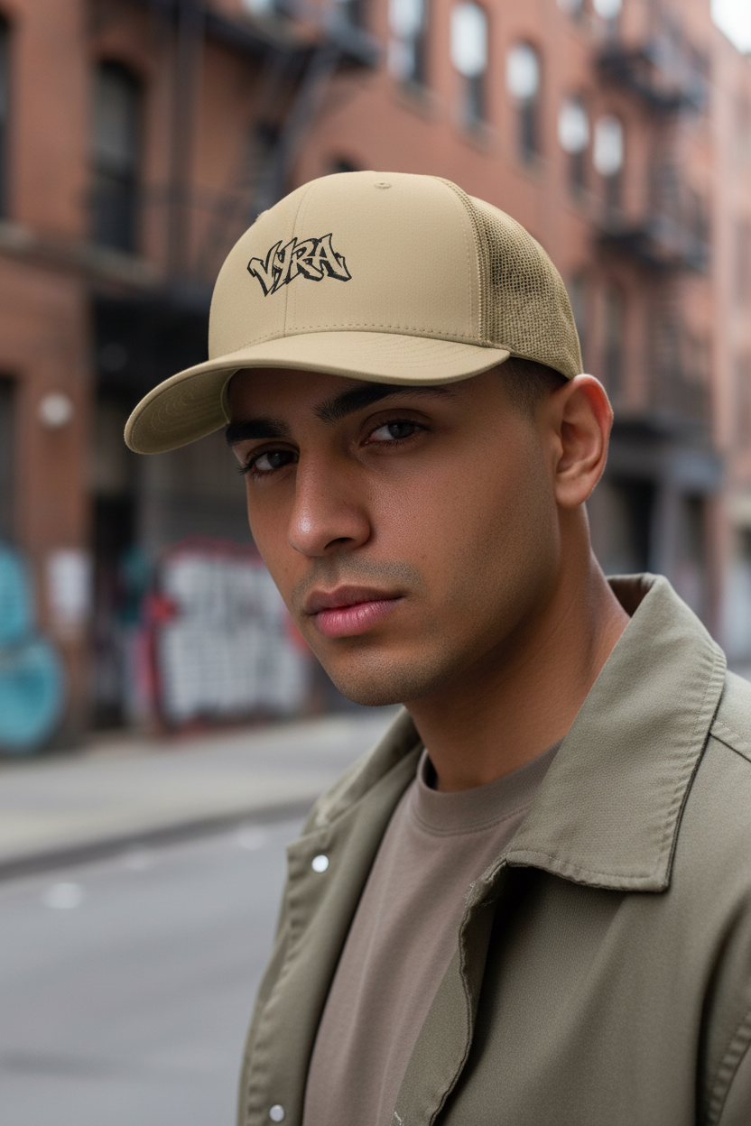 Khaki – logo noir