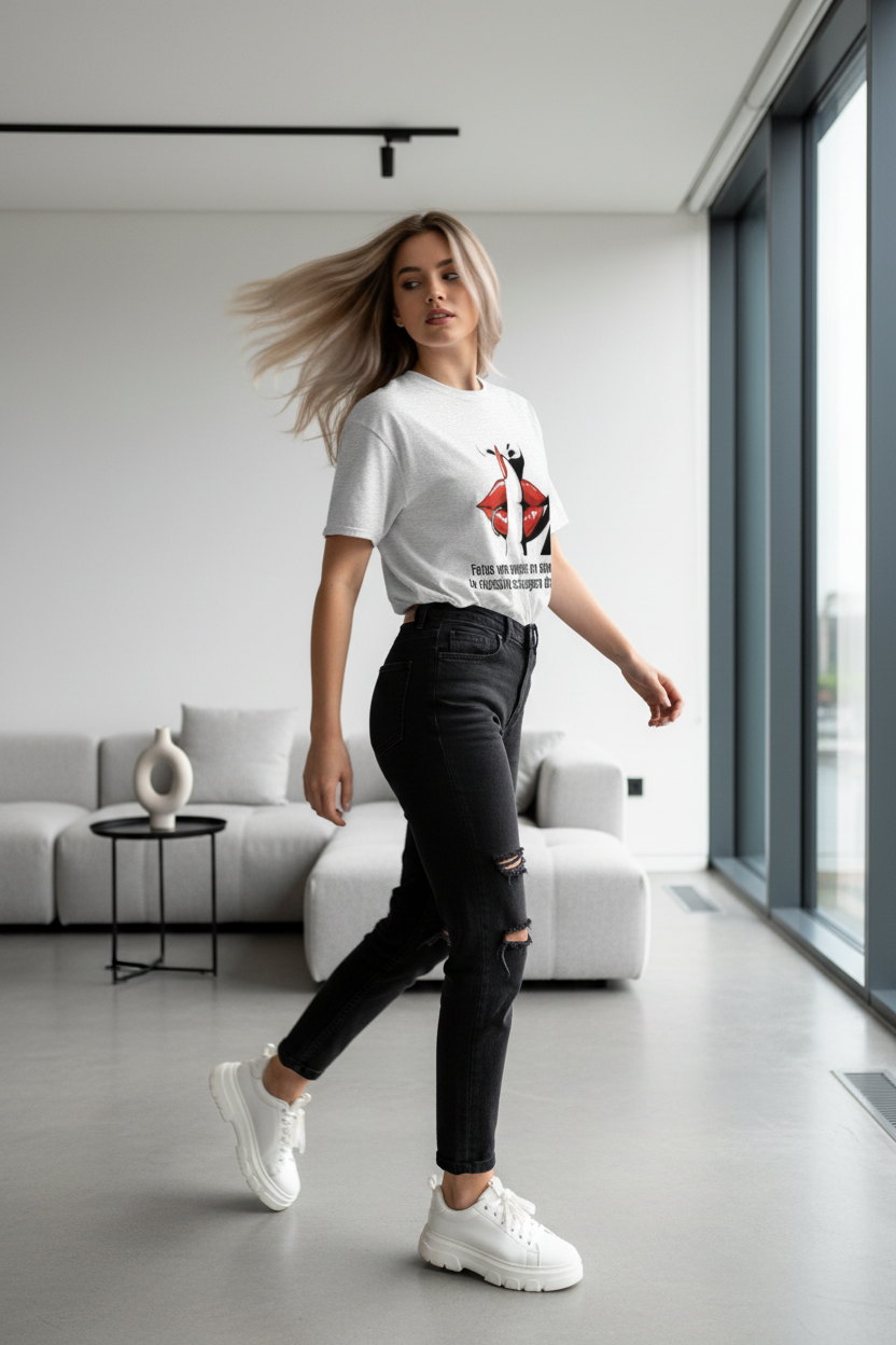 Mannequin en mouvement – Hustle & Silence ash – intérieur moderne