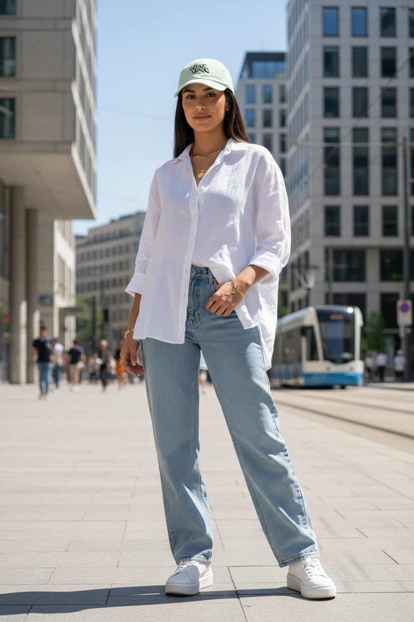 Pastel mint – fille arabe