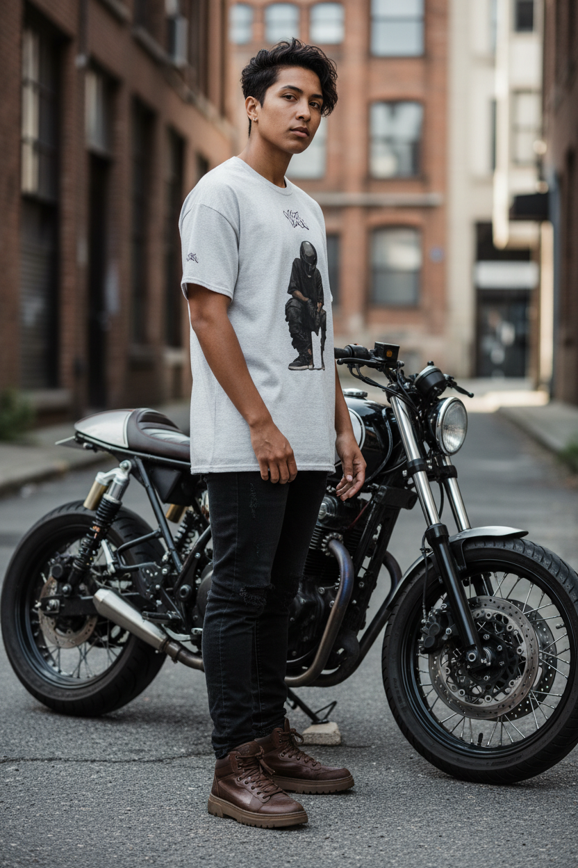 Rider Tee – Ash