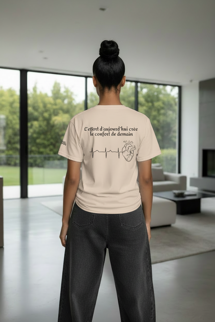 T-shirt Natural - verso