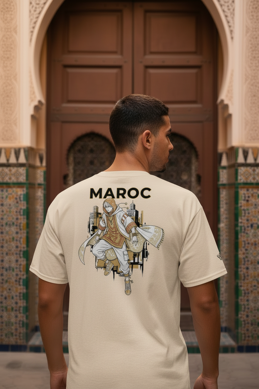 T-shirt Naturel Verso