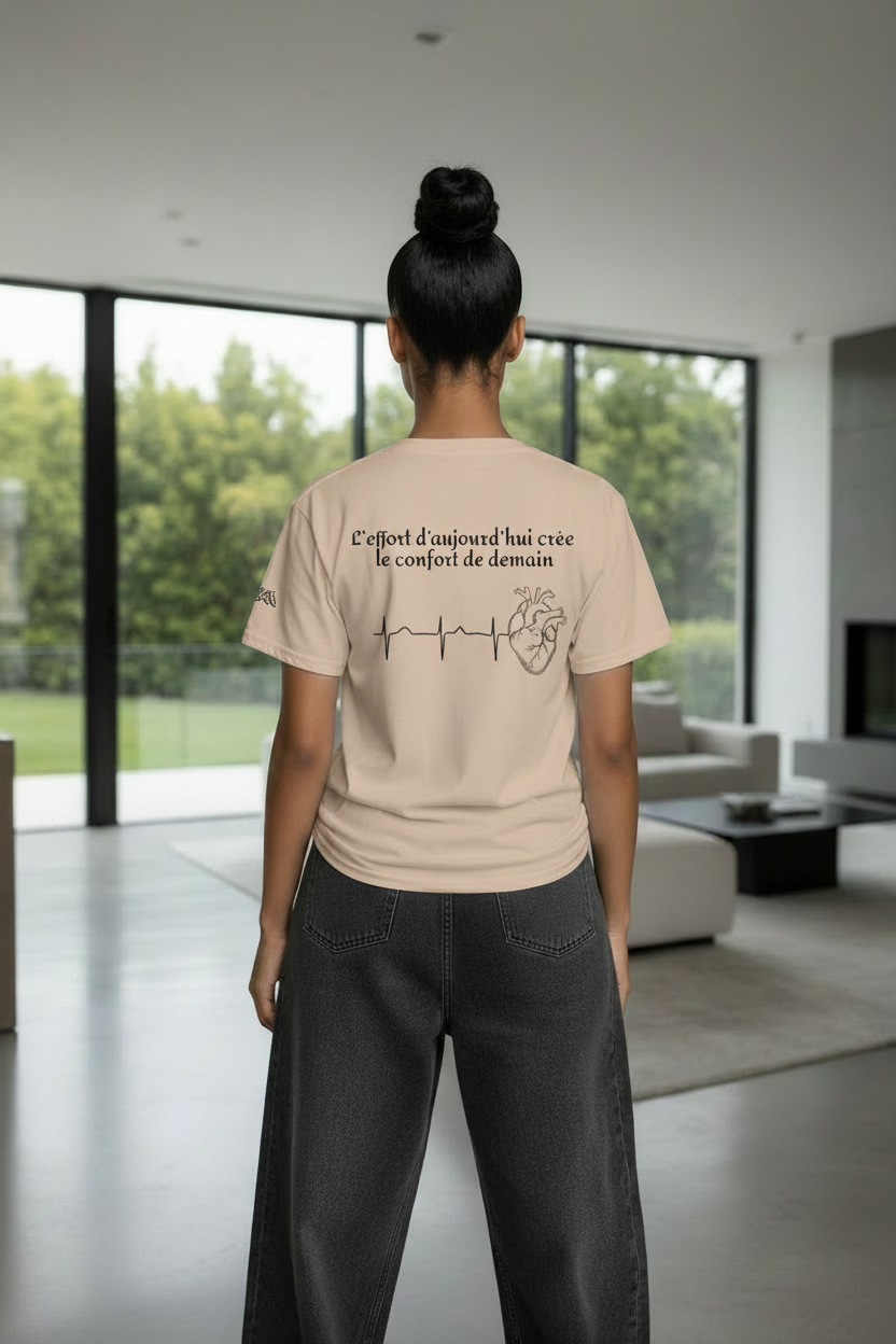T-shirt Sand - verso