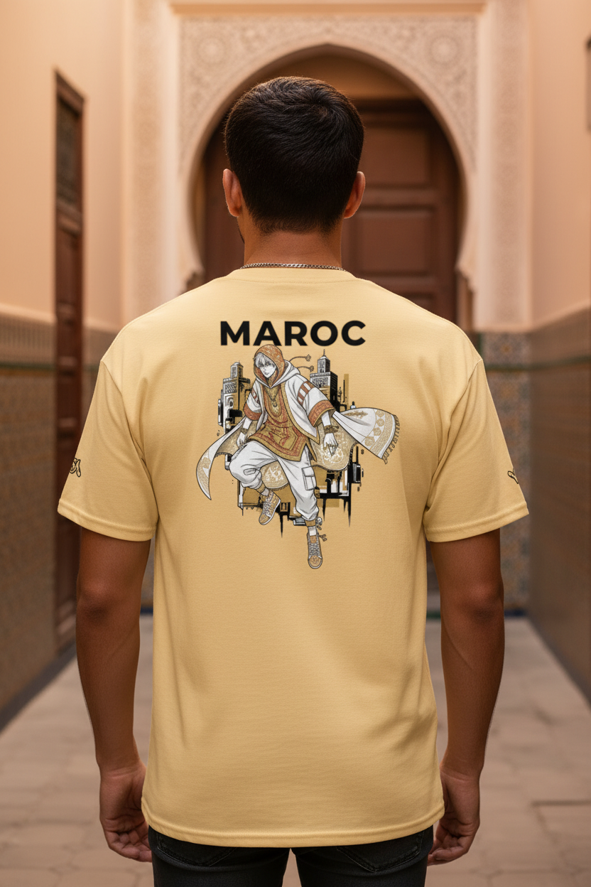 T-shirt Yellow Haze - dos