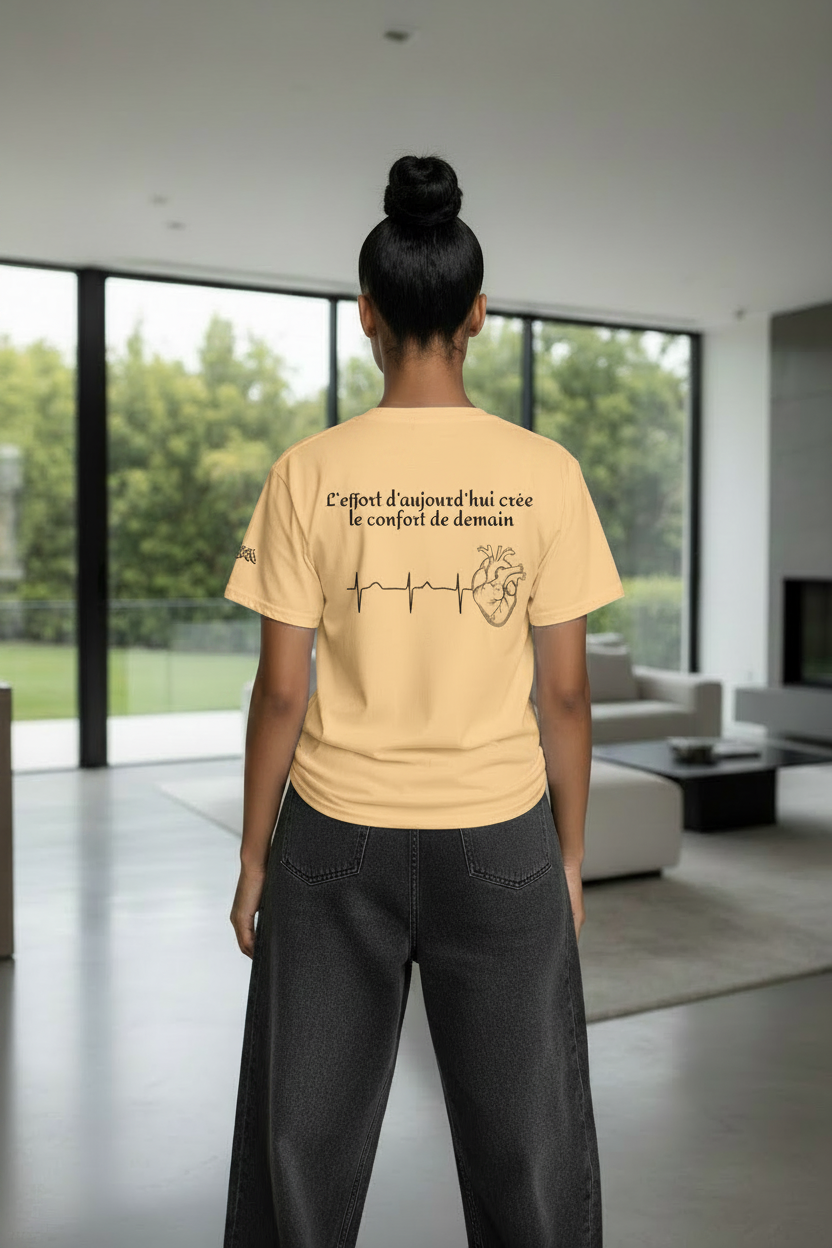 T-shirt Yellow Haze - verso