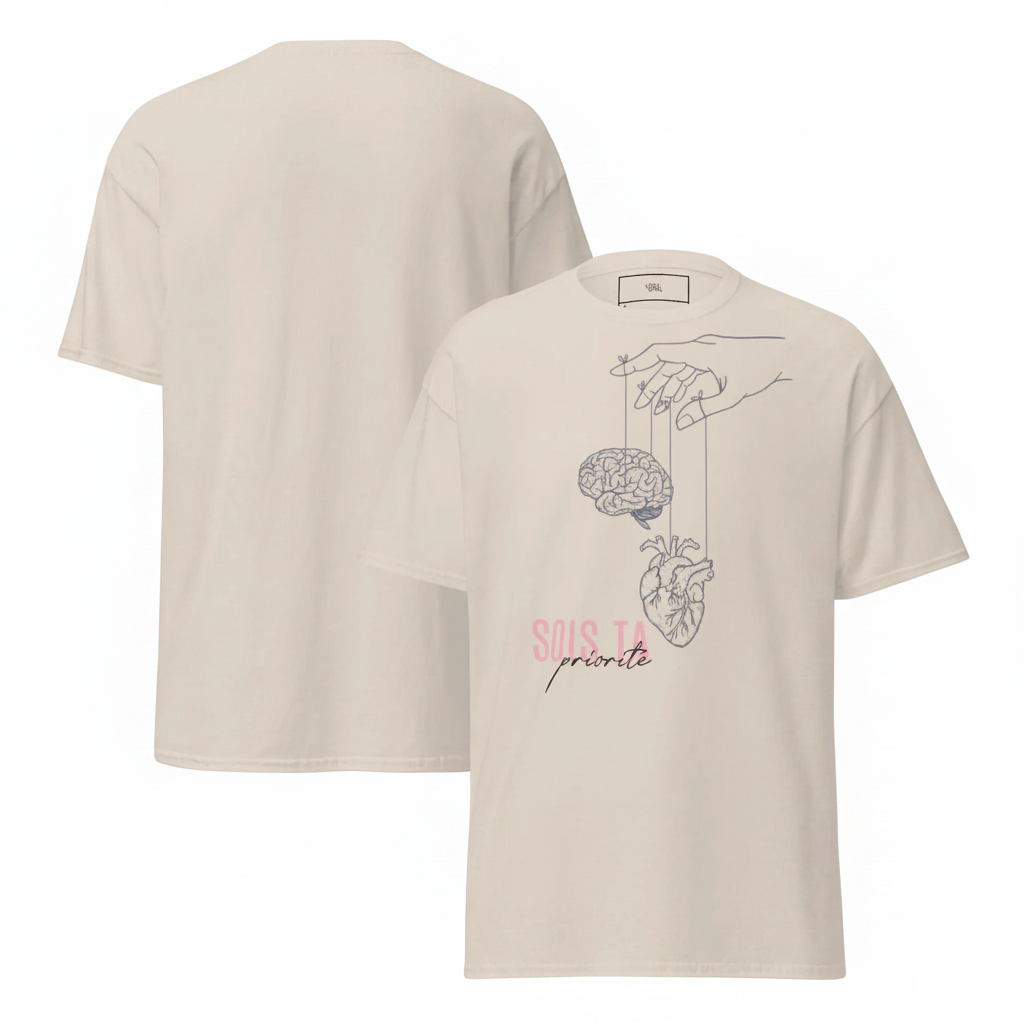 Tee-shirt natural – fond blanc