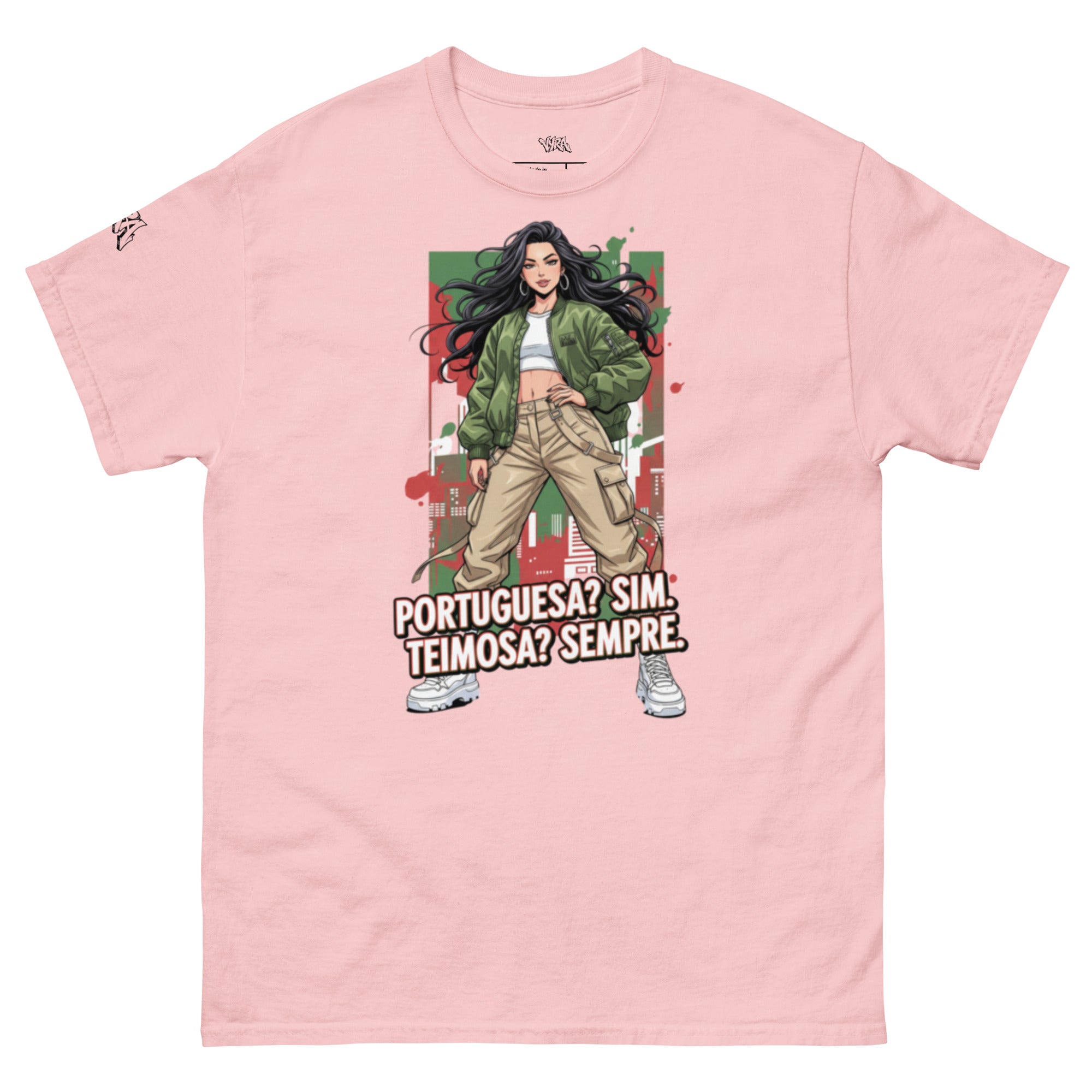 T-shirt "portuguesa? Sim Teimosa? Sempre."