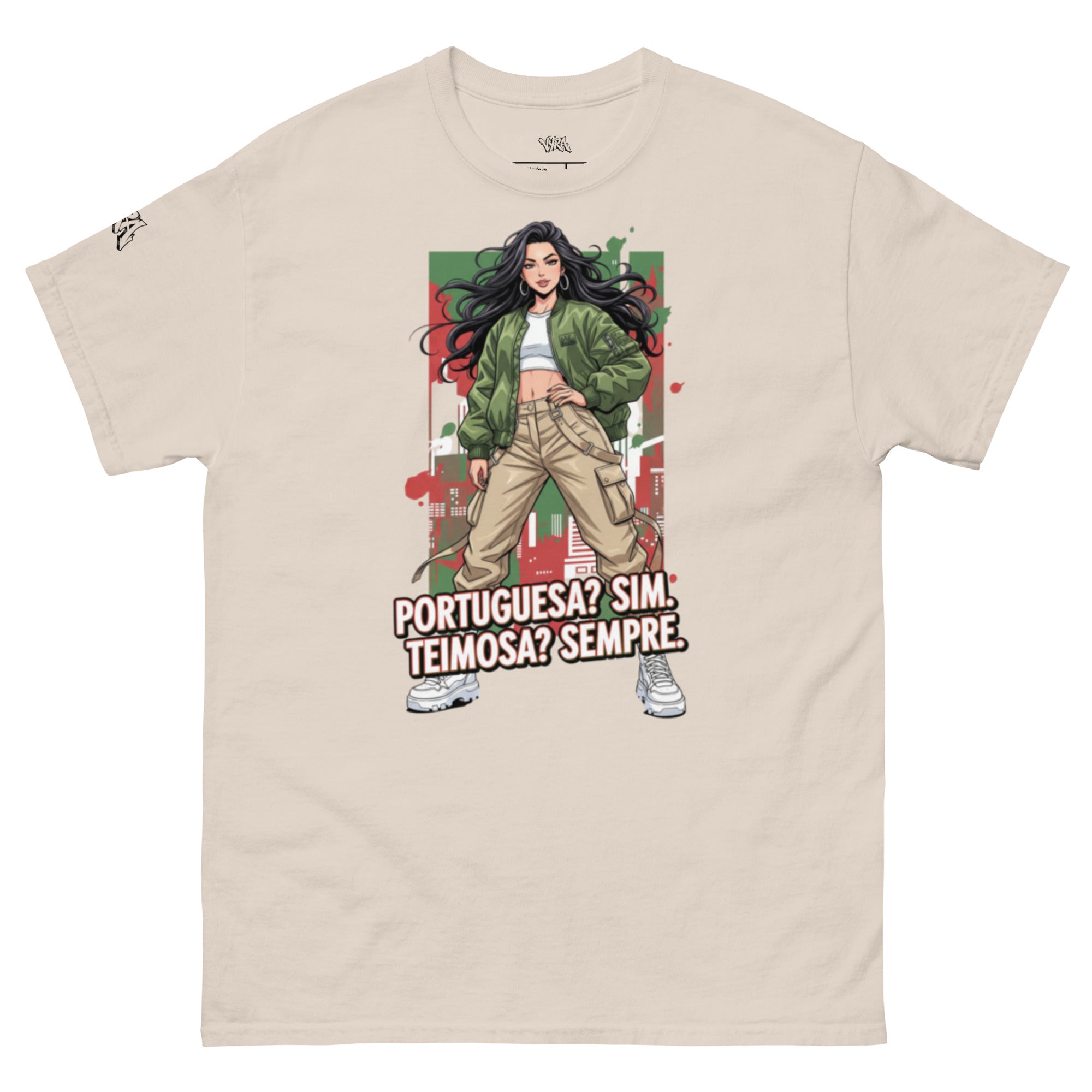 T-shirt "portuguesa? Sim Teimosa? Sempre."