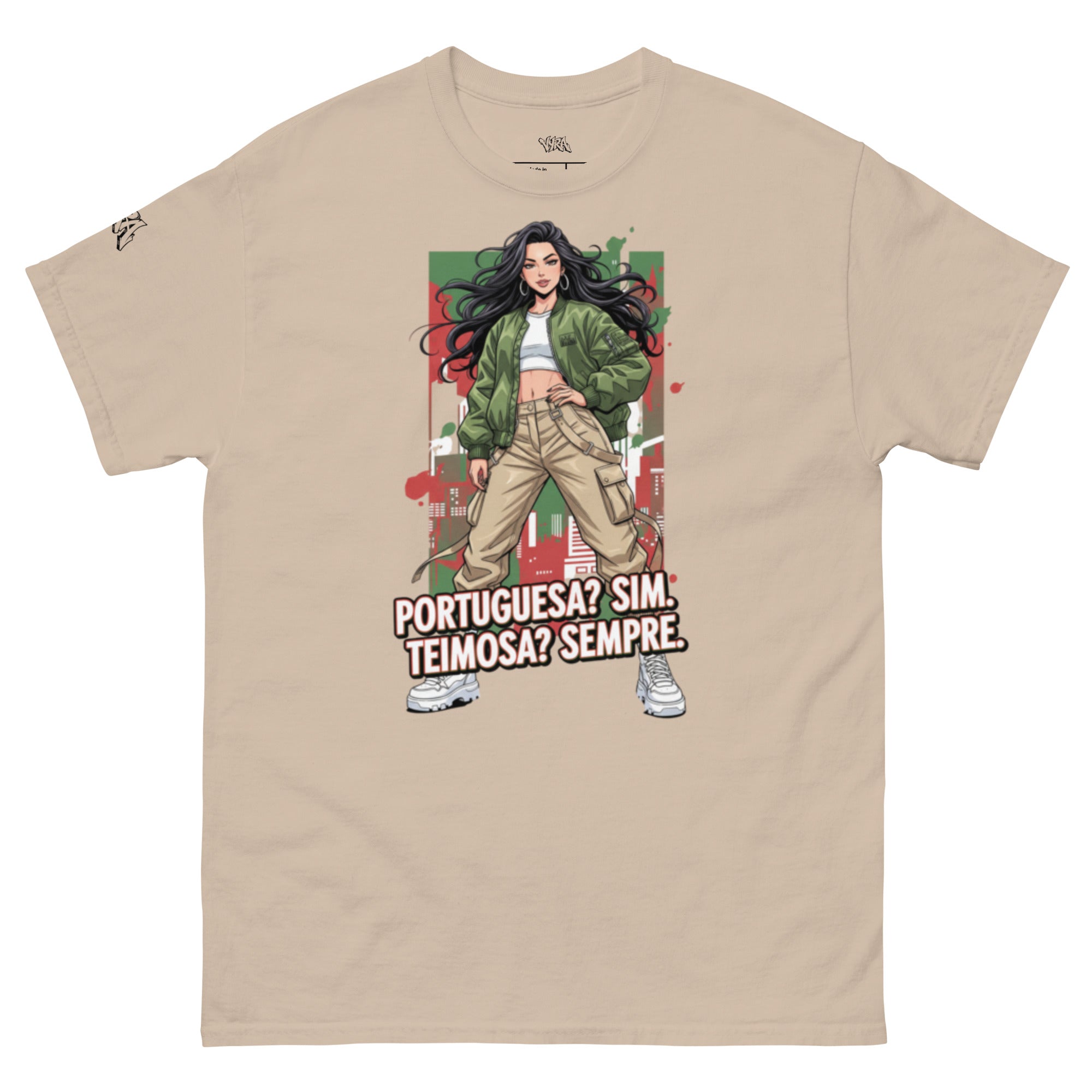 T-shirt "portuguesa? Sim Teimosa? Sempre."
