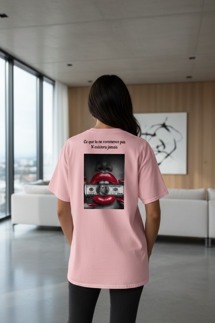 Verso tee shirt - femme de dos maison moderne