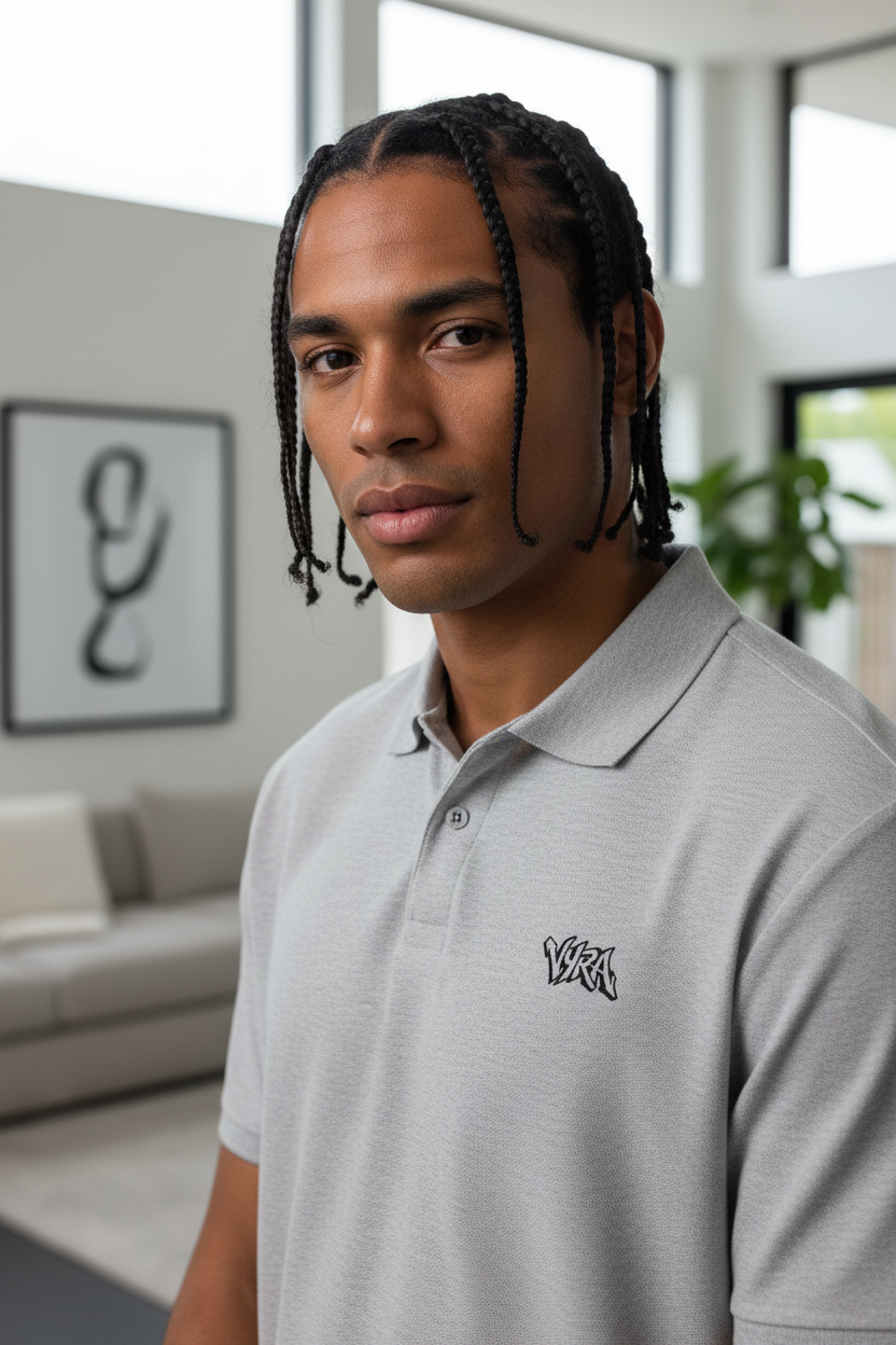 VYRA Polo Gris - Tresses