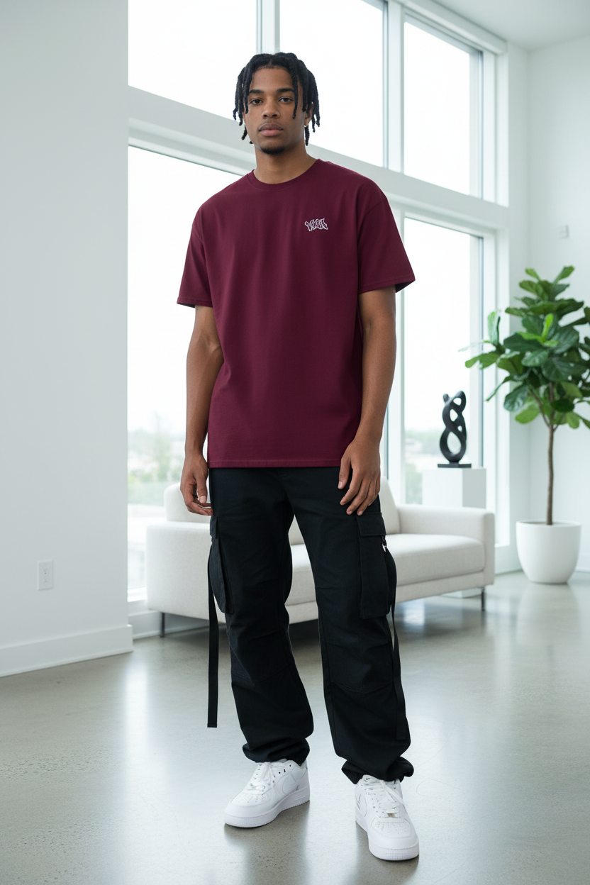 VYRA T-shirt maroon street