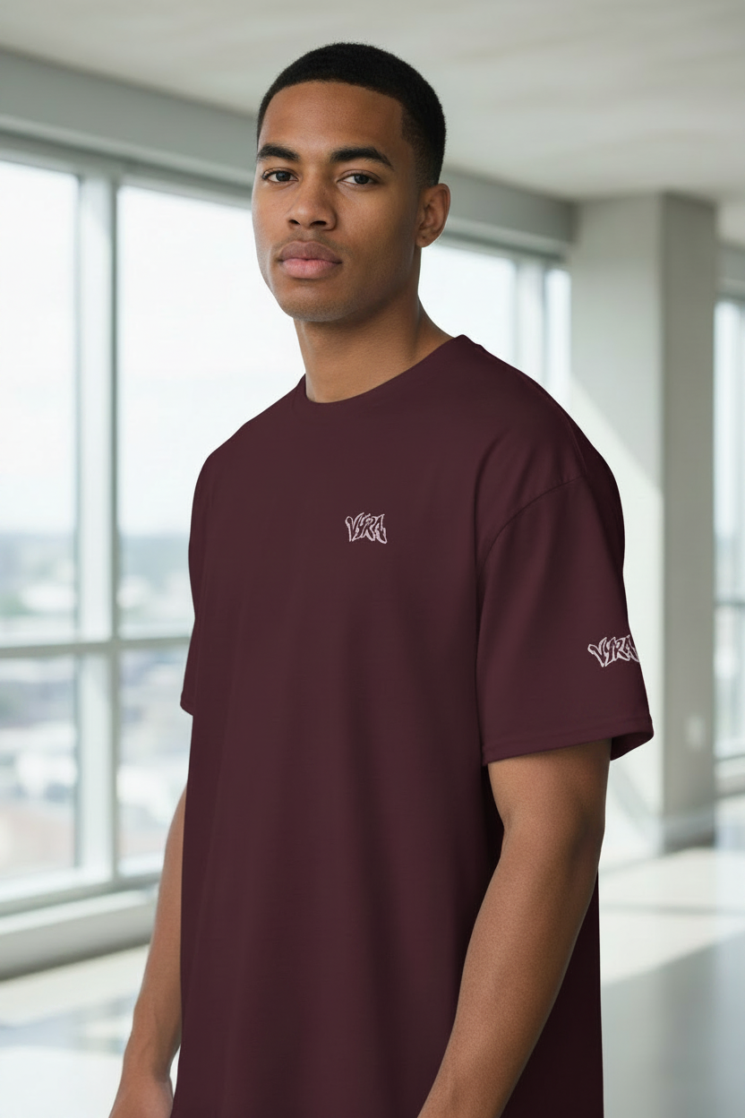 VYRA T-Shirt Maroon