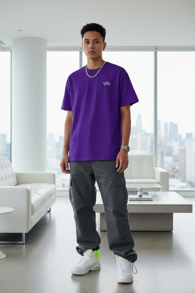 VYRA T-shirt purple street