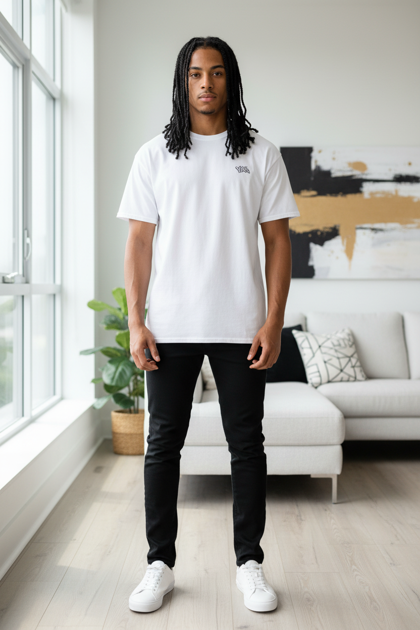 White - Face avant
