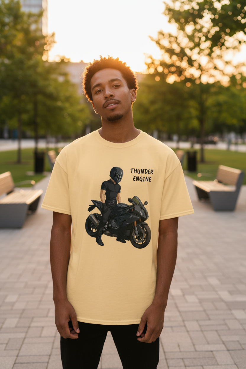 Yellow Haze - moto devant